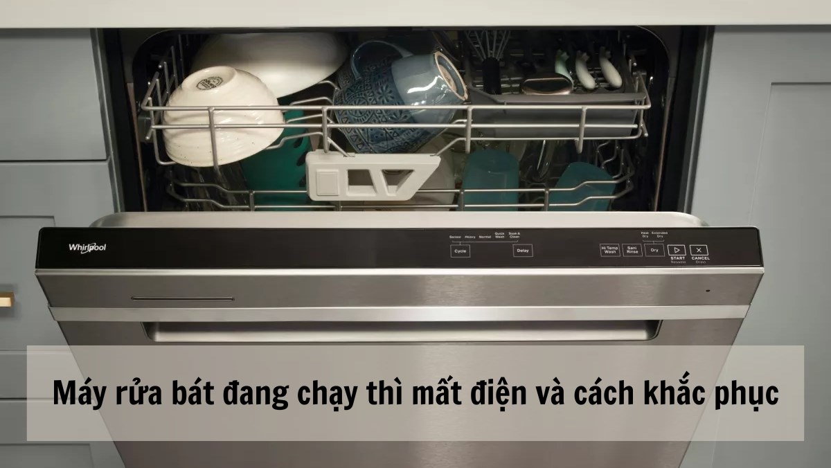 Máy Rửa Bát Không Vào Điện