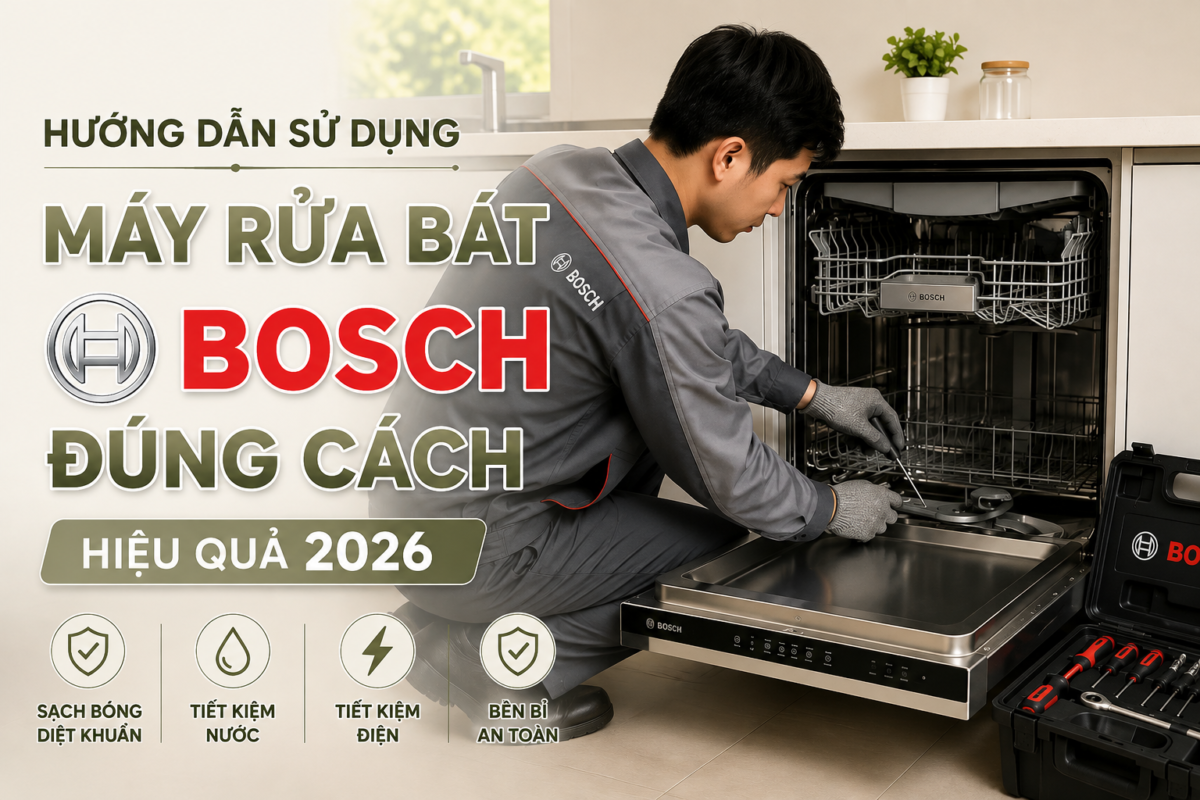 Sửa Máy Rửa Bát Bosch Tại Đan Phượng