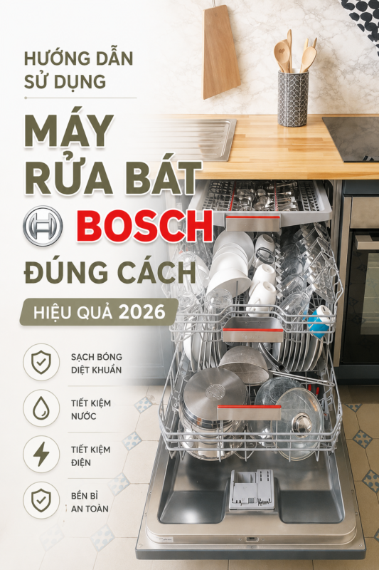 Sửa Máy Rửa Bát Bosch Tại Mê Linh