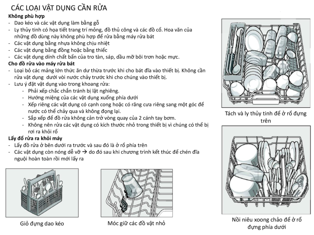 Hướng dẫn sử dụng máy rửa bát Bosch đúng cách