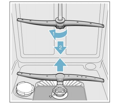 Cách Vệ Sinh Tay Phun Máy Rửa Bát Bosch