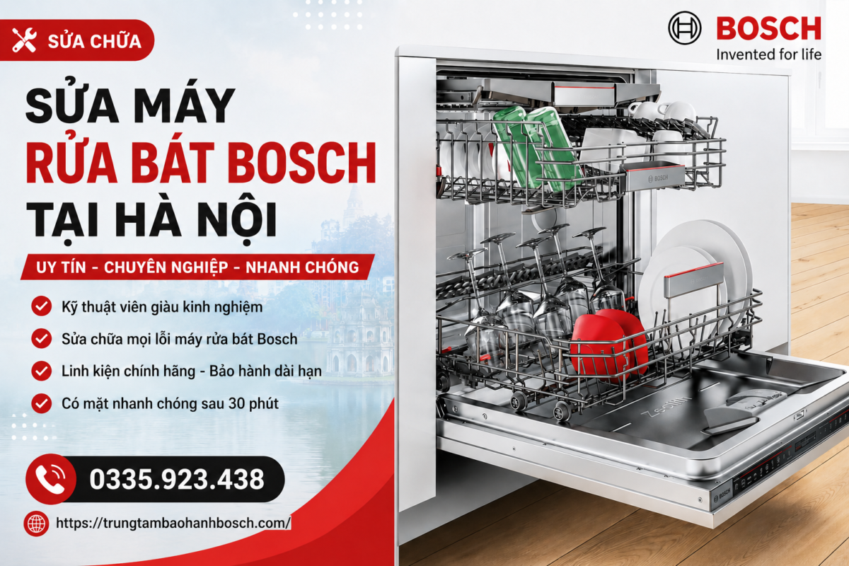 sửa máy rửa bát bosch tại Hà Nội